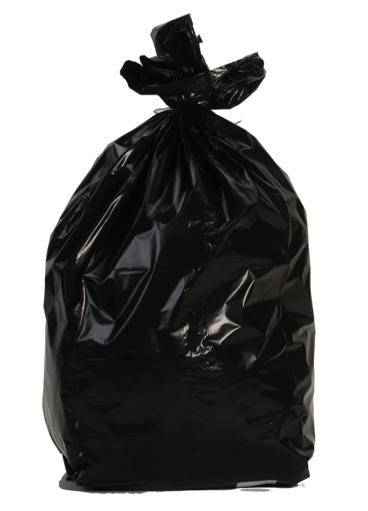 Carton sac poubelles noir 50L  microns : 14µ 1 carton de 500