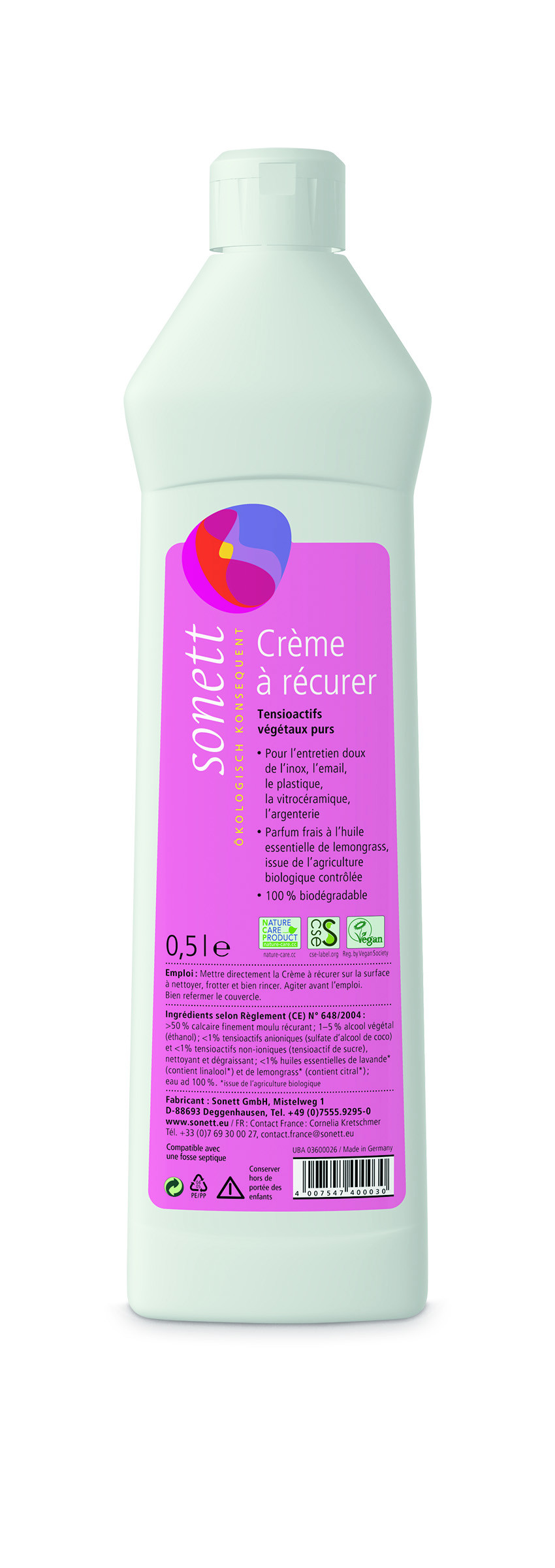 Crème à récurer 500ml Crème à récurer 500ml